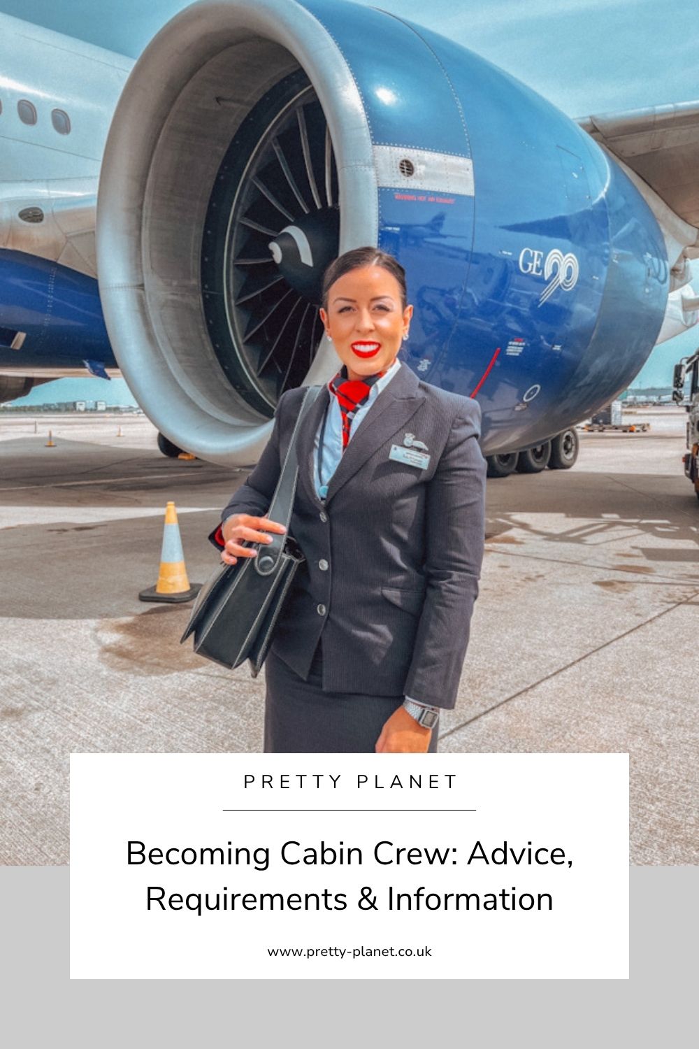 Becoming Cabin Crew: Advice, Requirements & Information - Pinterest Pin
