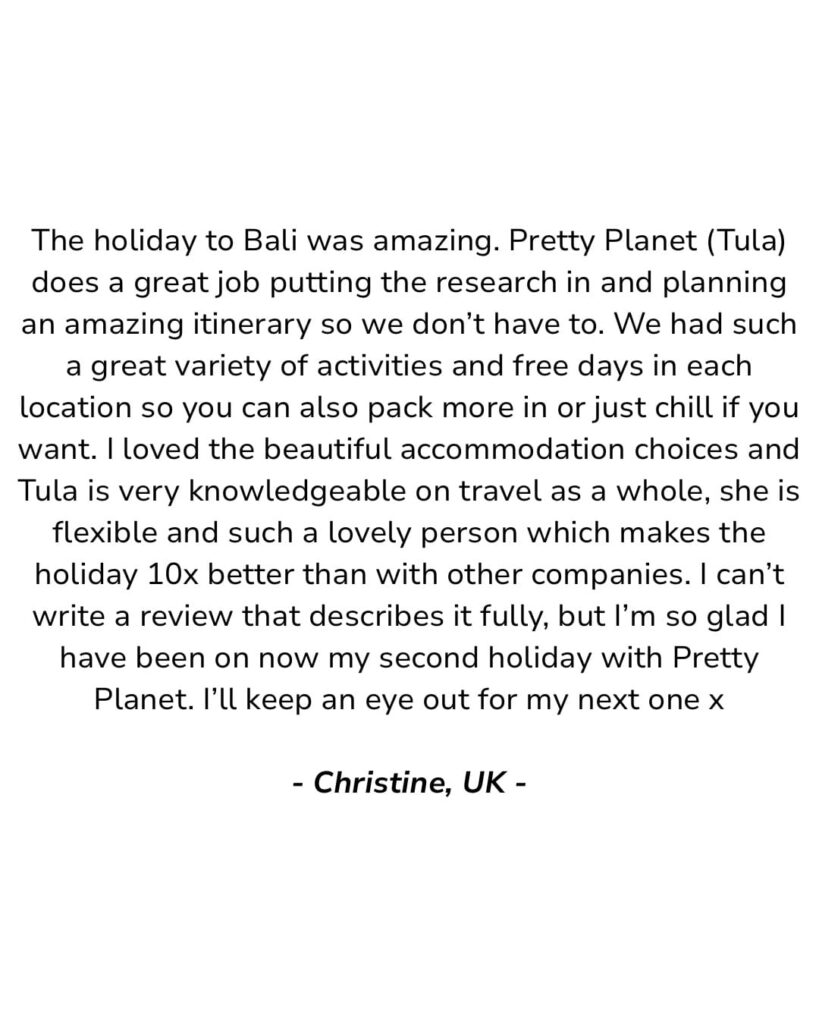 Bali Tour Review
