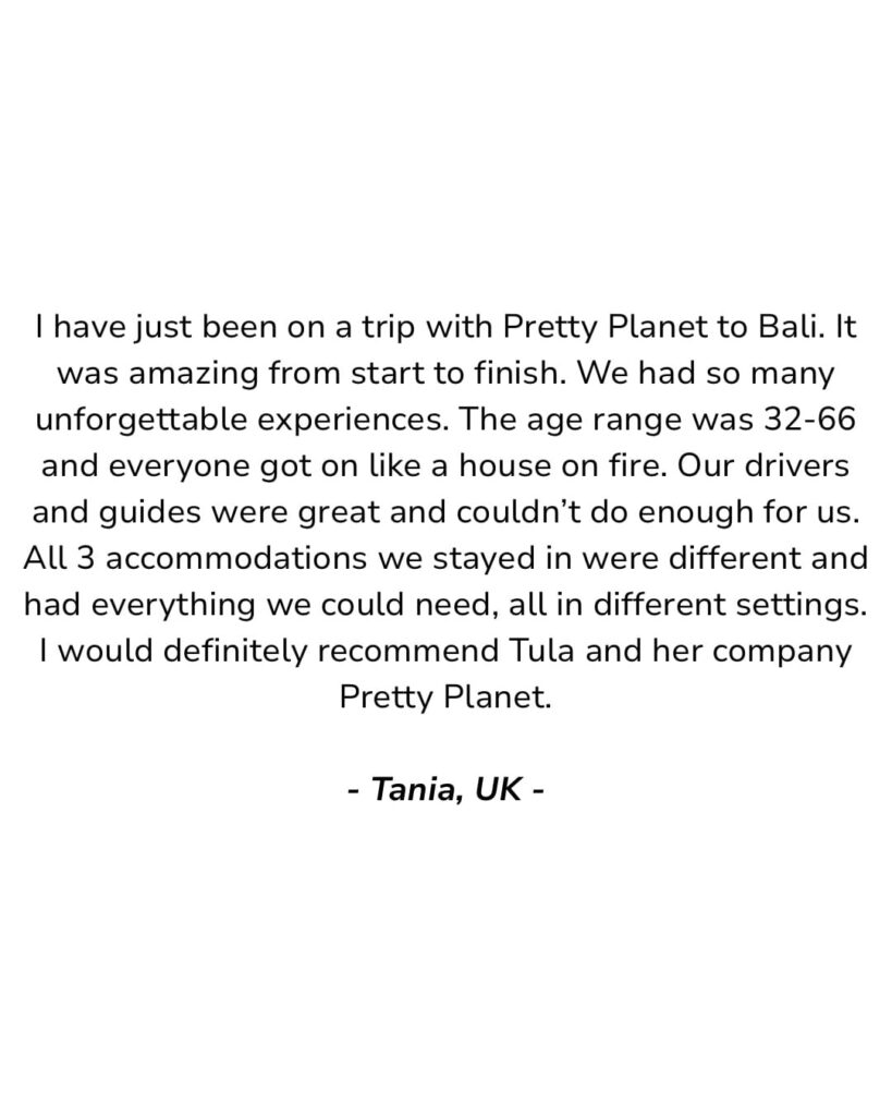 Bali Tour Review
