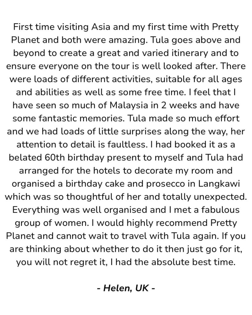 Malaysia Tour Review