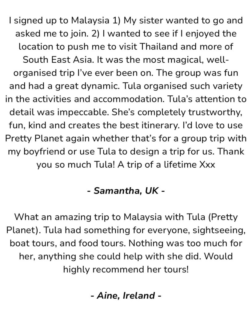 Malaysia Tour Review