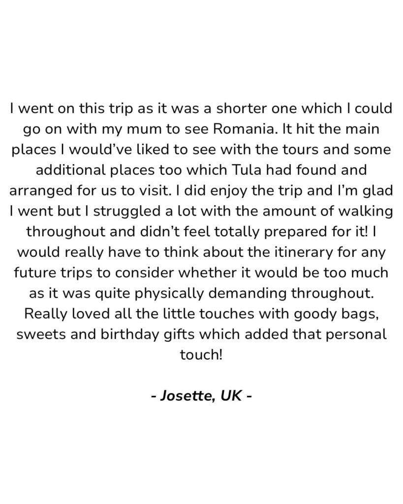 Romania Tour Review